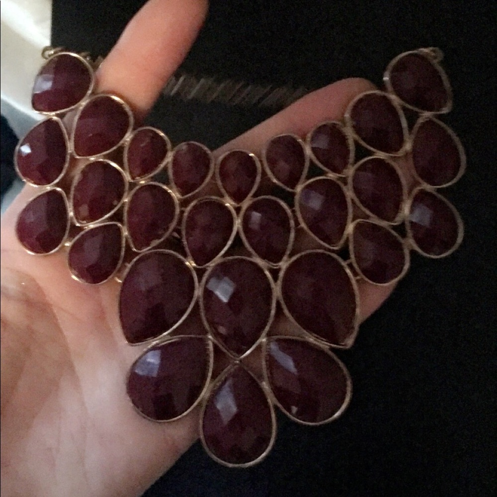 Like Kendra Scott Red Statement Cocktail Necklace